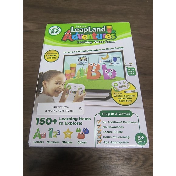 LeapFrog LeapLand Adventures Learning TV Video Game - English Edition, Wireless